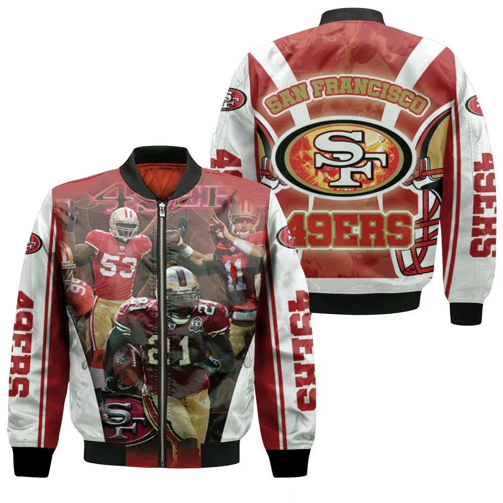 San Francisco 49ers Thank You Fans Nfc West Division Super Bowl 2021 Bomber  Jacket – Teepital – Everyday New Aesthetic Designs