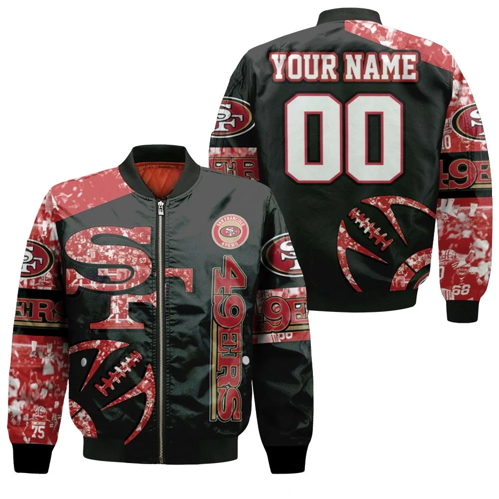 San Francisco 49ers Nfl Bomber Jacket 3d 3d Allover Designed