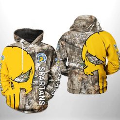 San Jose State Spartans NCAA Camo Veteran Hunting 3D Printed Hoodie