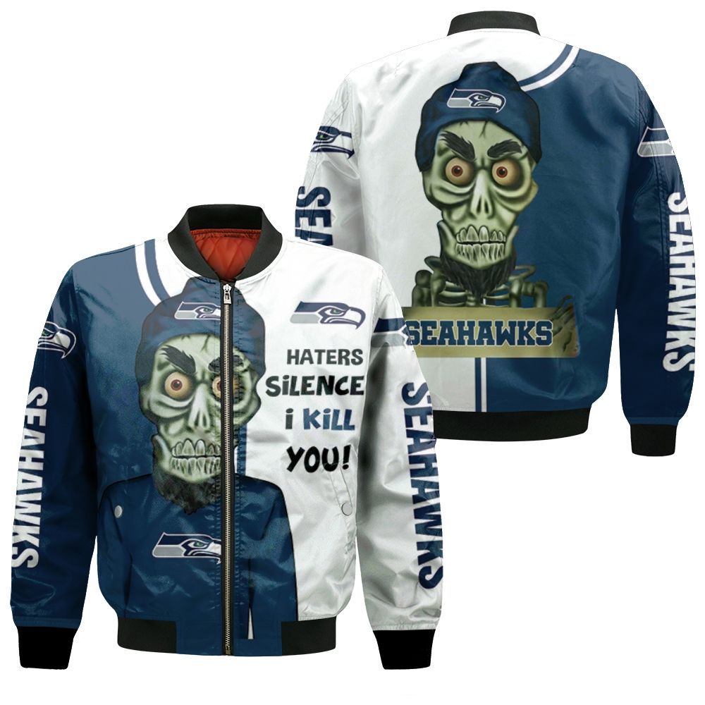 San Seattle Seahawks Haters I Kill You 3d Bomber Jacket