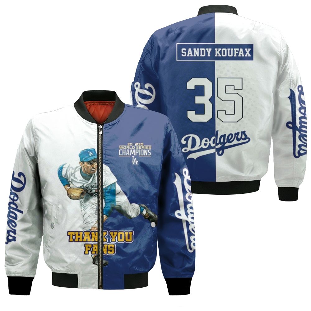 Sandy Koufax La Dodgers Bomber Jacket