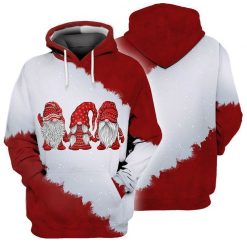 Santa Claus Christmas 3d Zip Hoodie