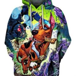 Scooby Doo Dog Horror Full Printing 3d Hoodie