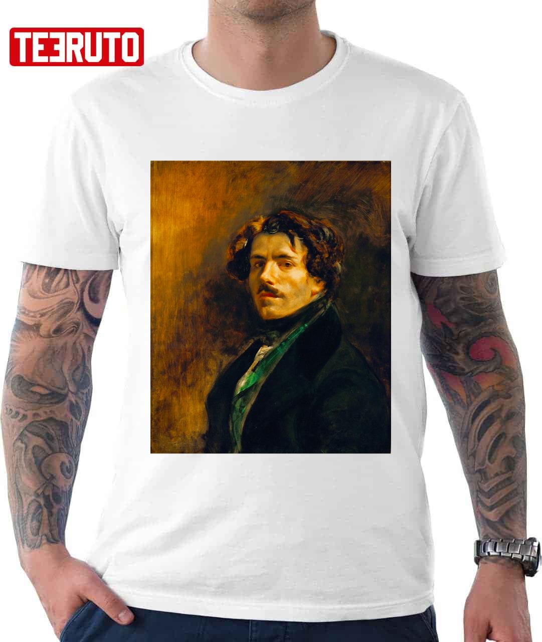 Self Portrait Euge`ne Delacroix Autoportrait Au Gilet Vert 1837 Unisex T-Shirt