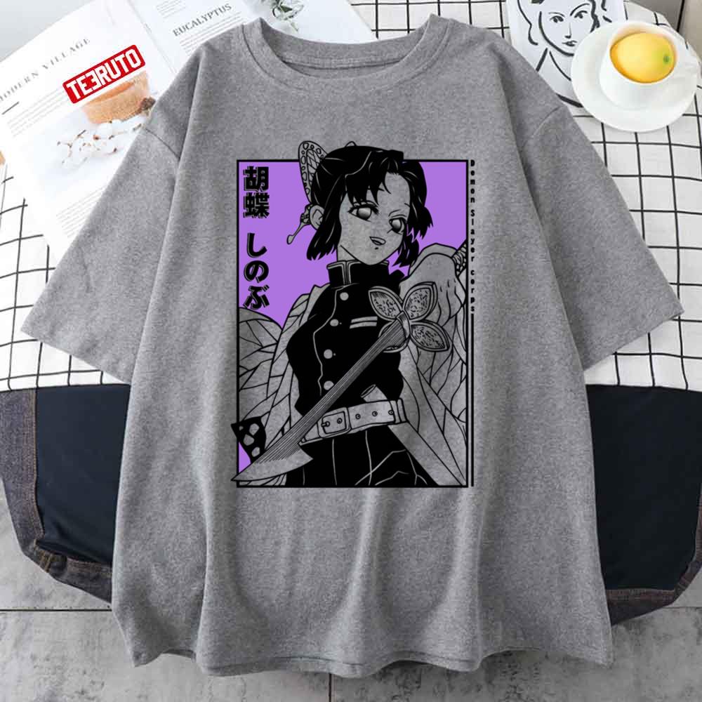 Shinobu Kimetsu No Yaiba Anime Japanese Style Unisex T-Shirt