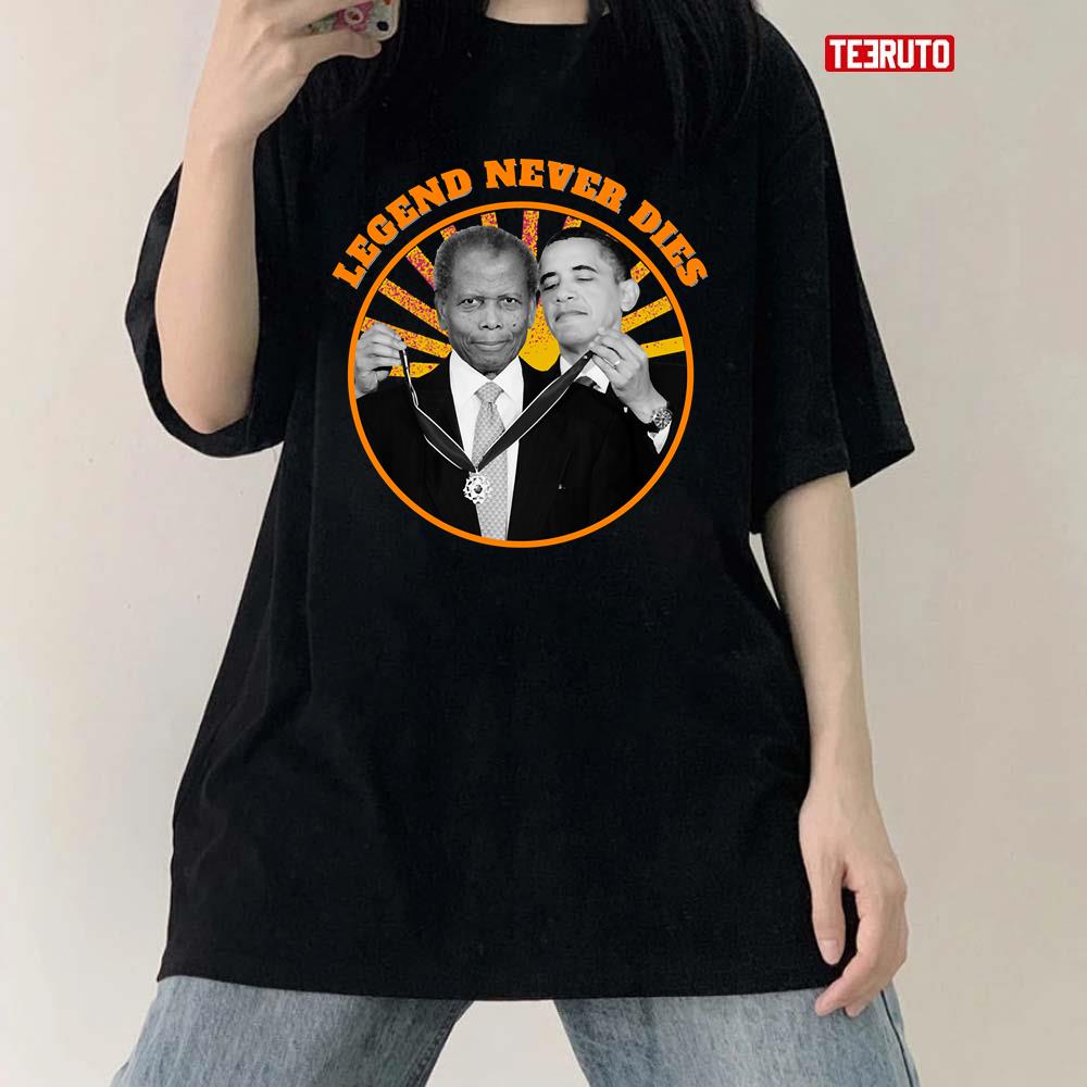 Sidney Poitier Legend Never Die Unisex T-Shirt