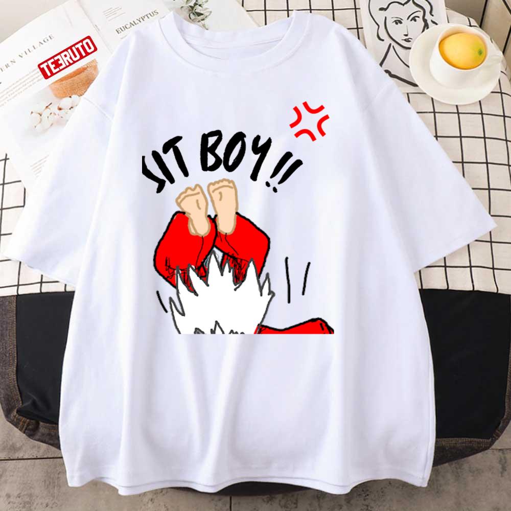 Sit Boy Funny Inuyasha Kagome Unisex T-Shirt