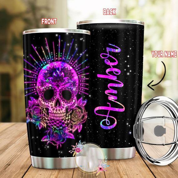 20 Ounce Colorful skull Tumbler, Travel Tumblers, Full Colors tumbler, –  GlitterGiftsAndMore