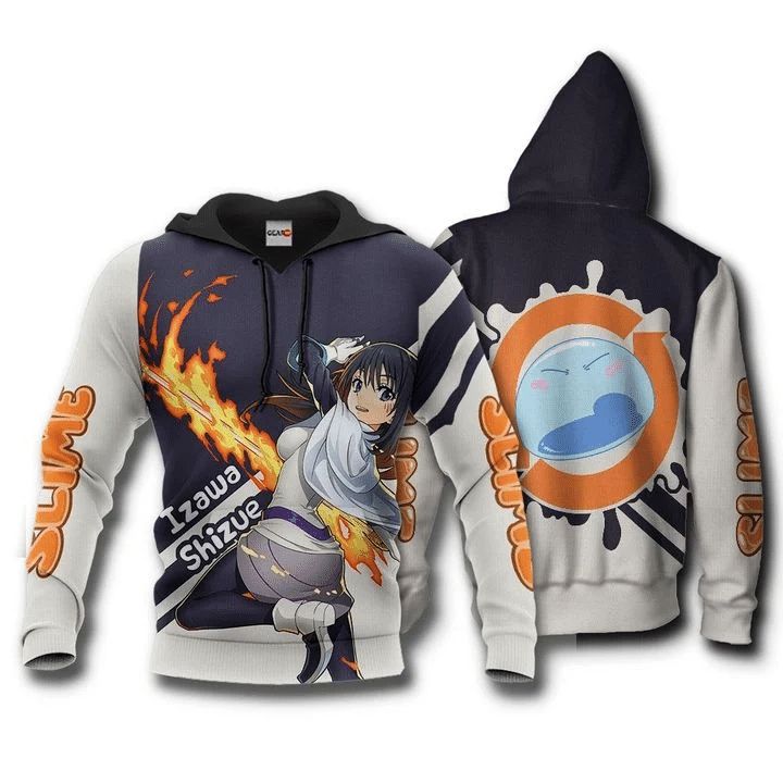 Slime Izawa Shizue Tensura Anime Manga 3d Zip Hoodie