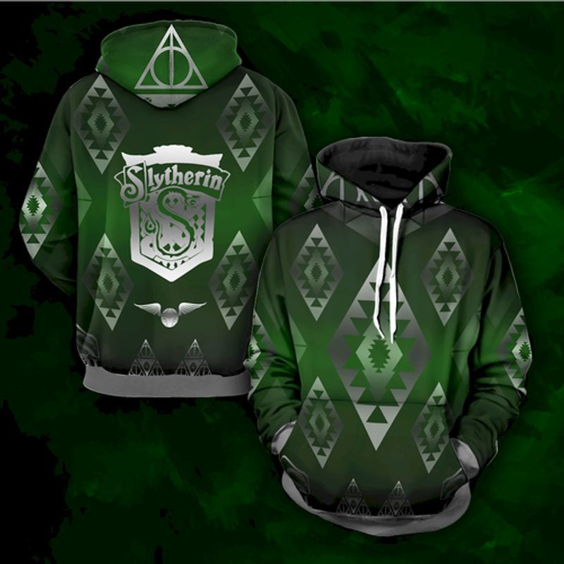 Slytherin Logo Harry Potter 3d Hoodie