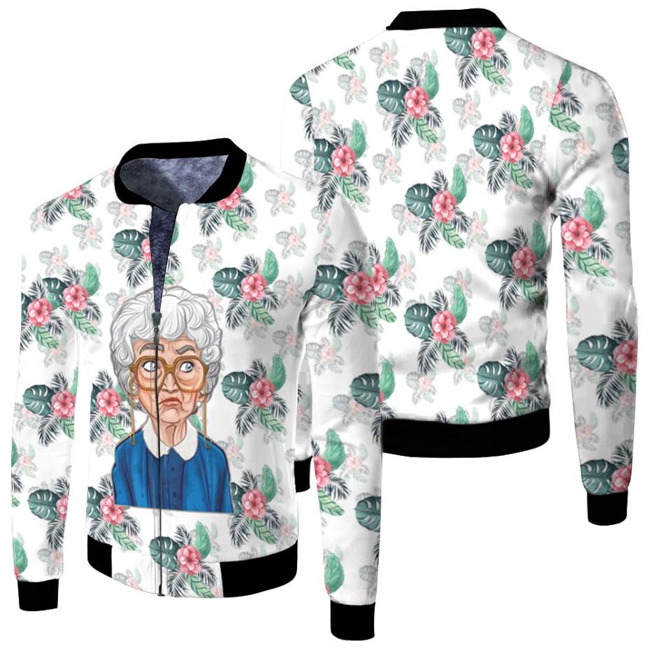 Sophia Petrillo The Golden Girls Flowers For Fan T Shirt 3d Jersey Fleece Bomber Jacket