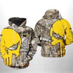 Southern Miss Golden Eagles NCAA Camo Veteran Hunting 3D Printed Hoodie