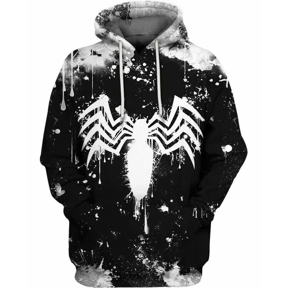 Spider Man Marvel Over Print 3d Zip 10 Hoodie