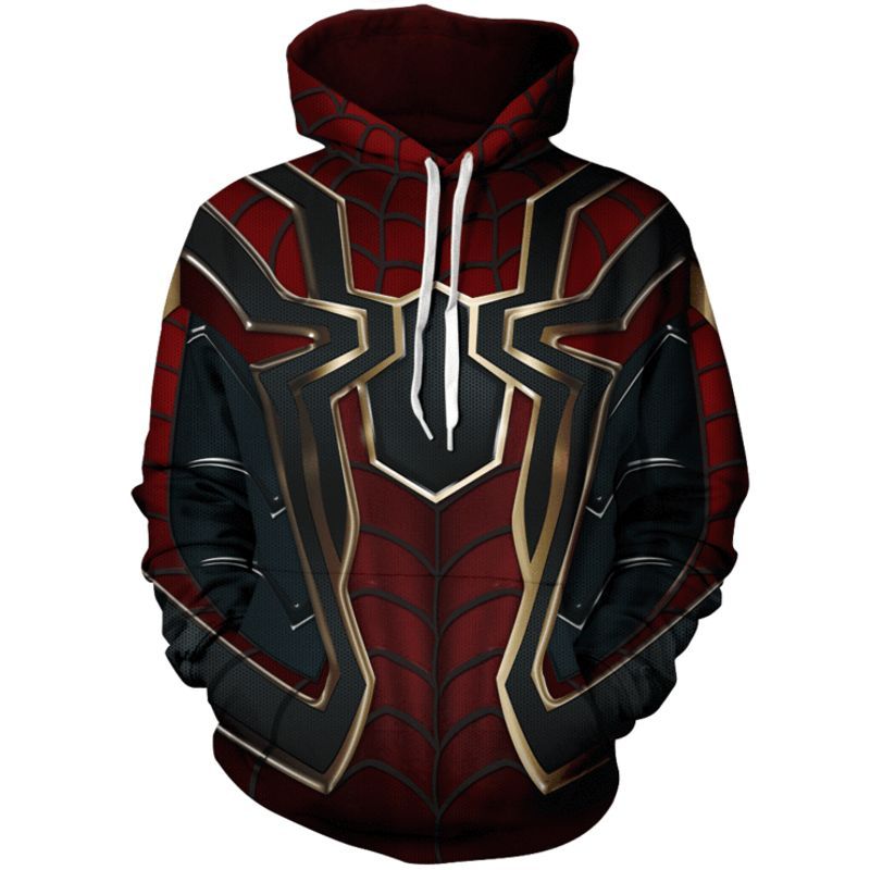 Spider Man Marvel Over Print 3d Zip 3 Hoodie