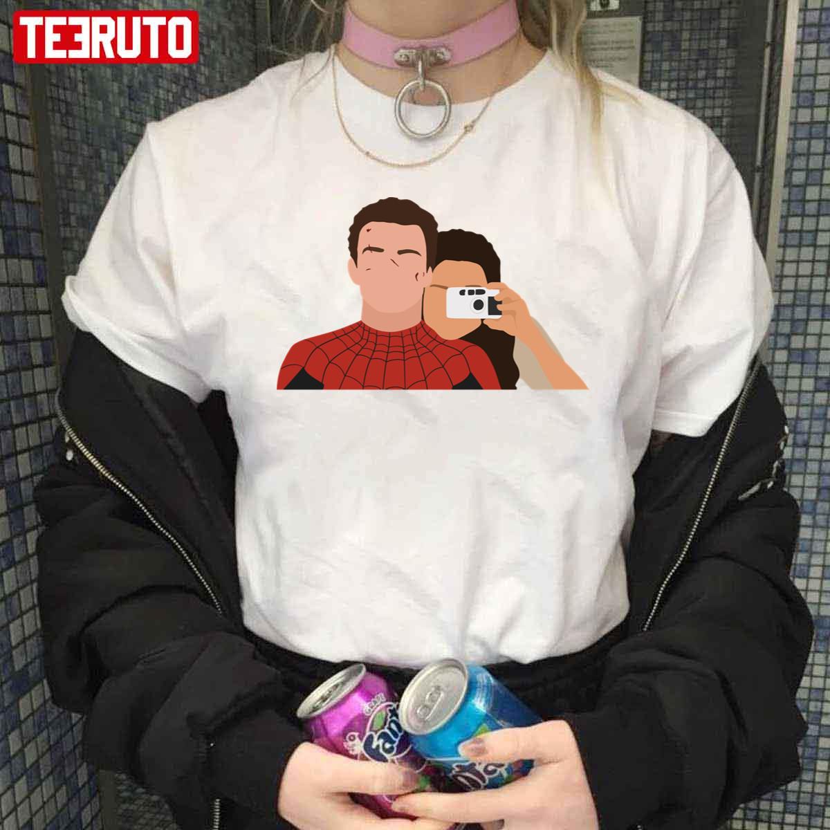 Spider-Man Tom Holland And Zendaya Mj Unisex T-Shirt