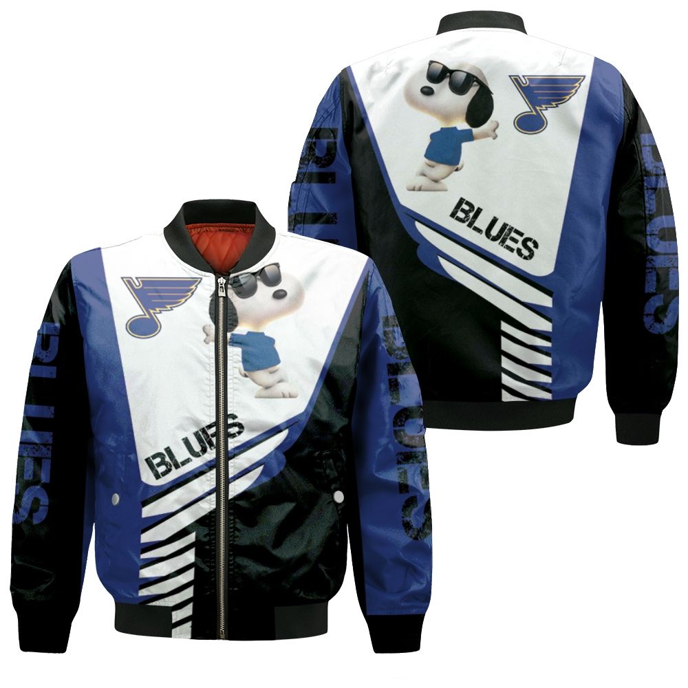 St. Louis Blues Snoopy For Fans 3d Bomber Jacket