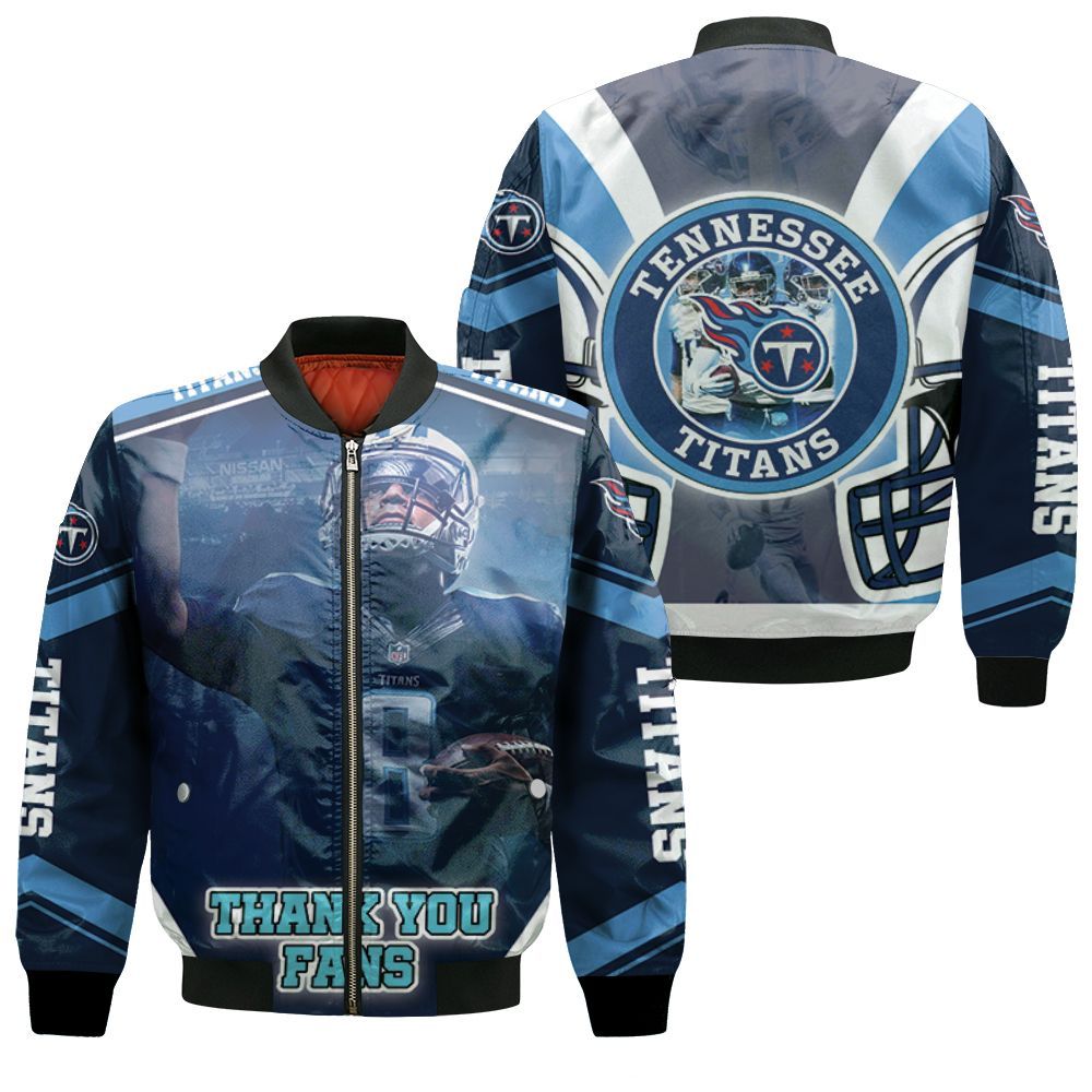 Stevie Mcnair #9 Tennessee Titans Afc South Division Champions Super Bowl 2021 Bomber Jacket