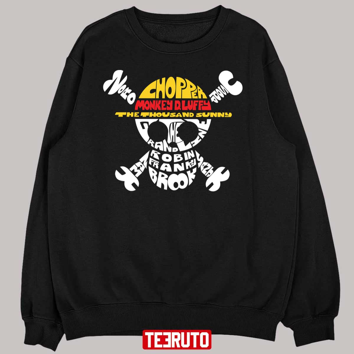 Merry Christmas From Luffy And Chopper One Piece Luffy And Chopper One Piece  Anime Unisex Sweatshirt - Teeruto