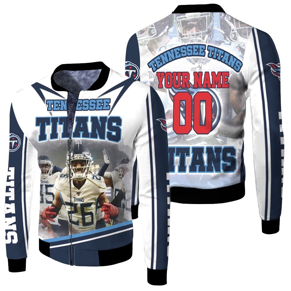 Super Bowl 2021 Tennessee Titans Afc South Champions Personalized Fleece Bomber Jacket