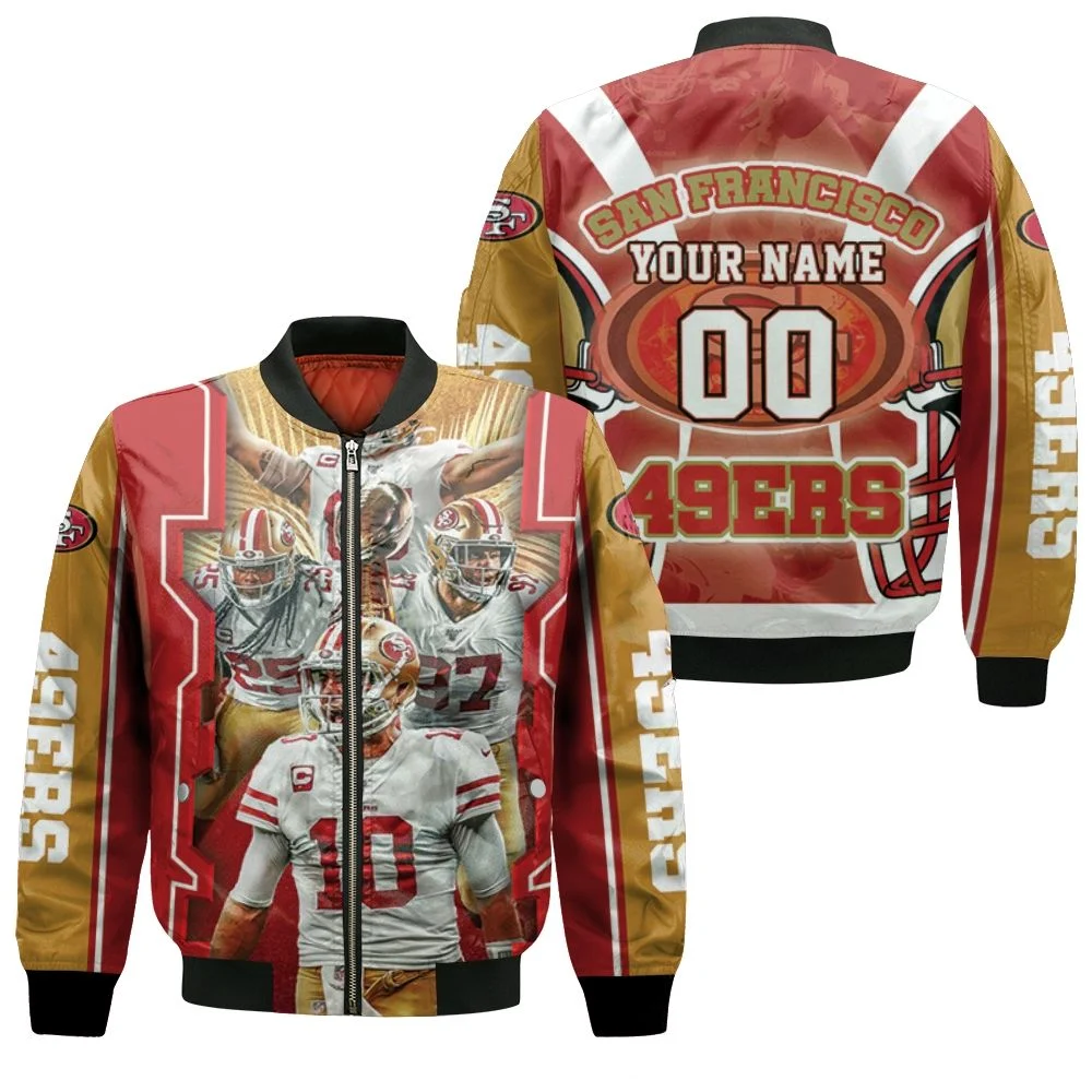 Super Bowl San Francisco 49ers Nfc Division Champions Personalized Bomber Jacket