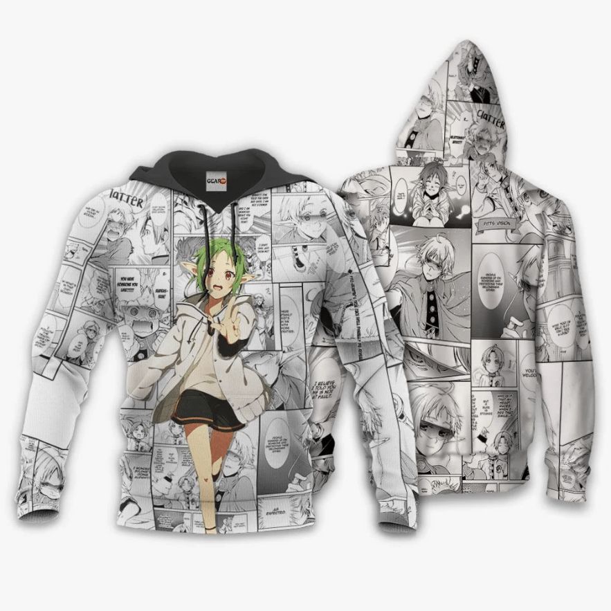 Sylphiette Anime Manga Mushoku Tensei 3d Zip Hoodie