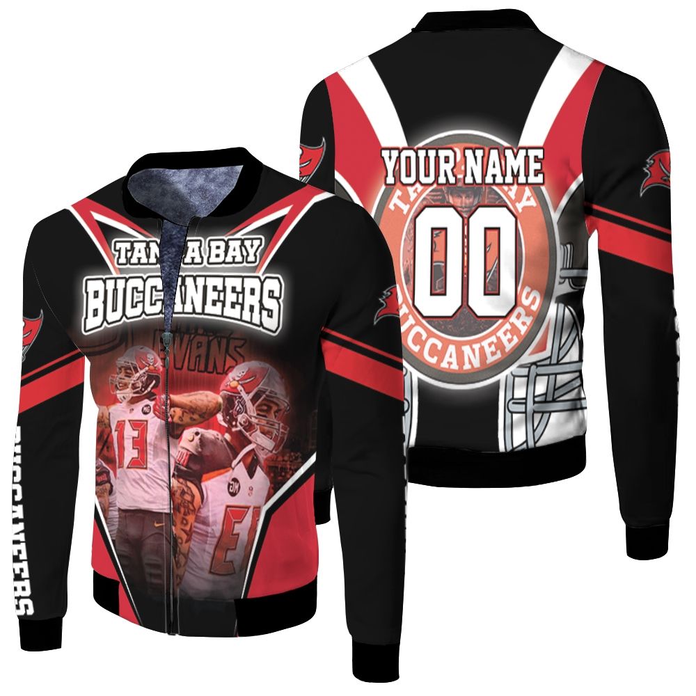Tampa Bay Buccaneers 2021 Super Bowl Champions For Fans Personalized Fleece Bomber Jacket