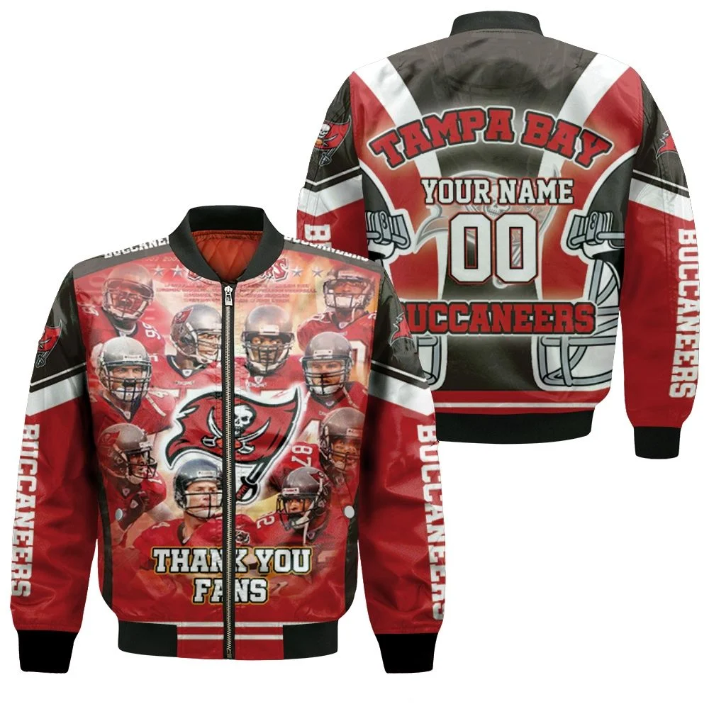 Tampa Bay Buccaneers 2021 Super Bowl Champions Thank Fan Personalized Bomber Jacket