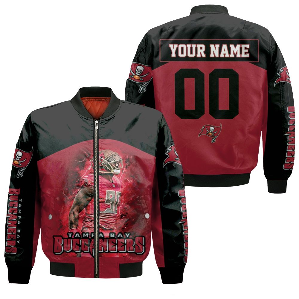 Tampa Bay Buccaneers Frank Picas 90 Legend For Fans 3d Printed Personalized Bomber Jacket