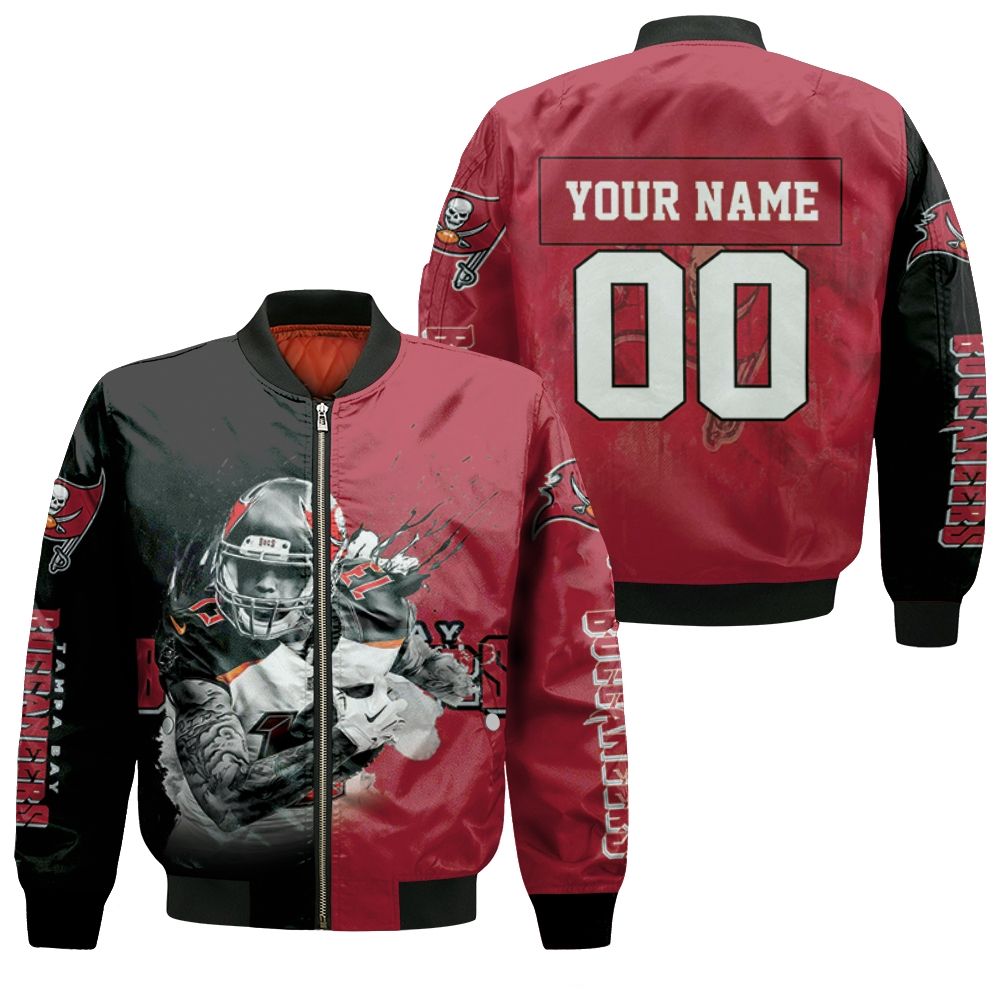 Tampa Bay Buccaneers Logo Best Player 3d Printed For Fans Personalized 1 Bomber Jacket