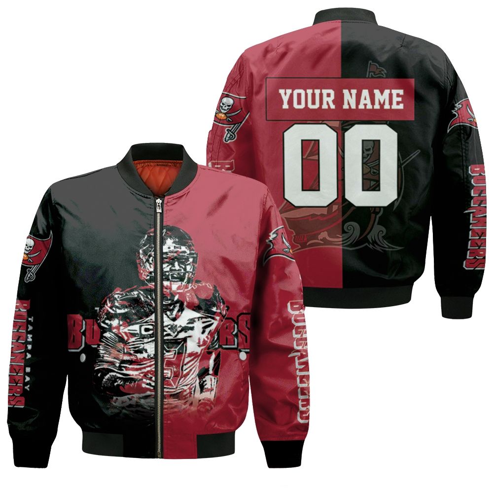 Tampa Bay Buccaneers Logo Jameis Winston Legend For Fans Personalized 1 Bomber Jacket