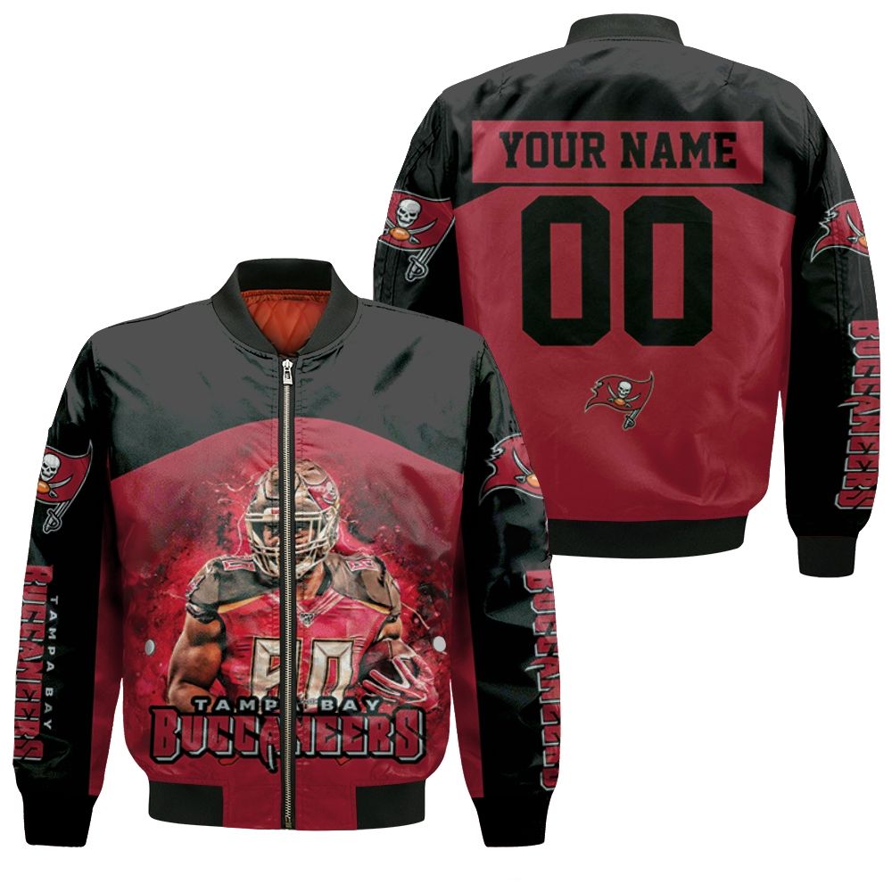 Tampa Bay Buccaneers Michael Clayton 80 Legend 3d Printed Personalized Bomber Jacket