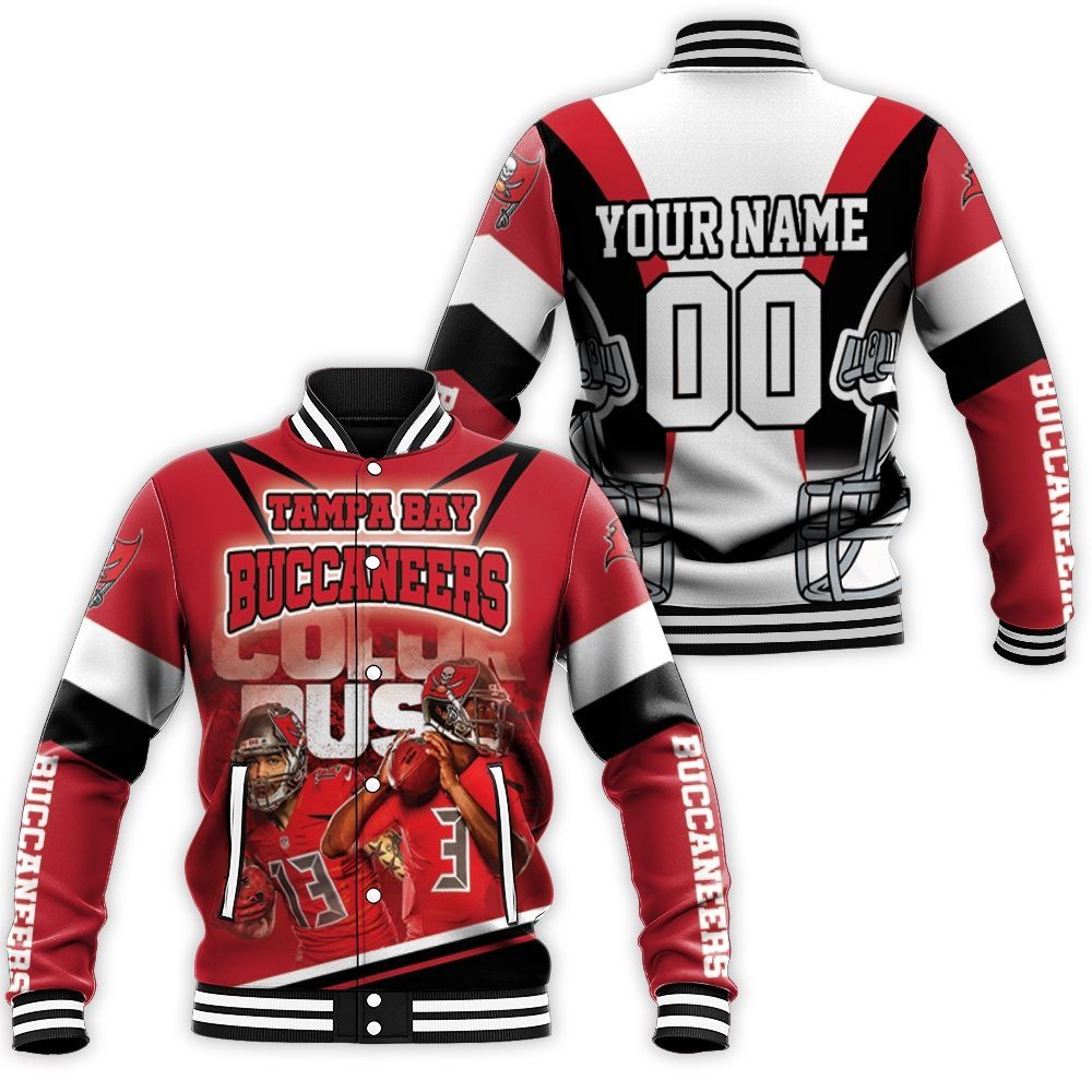 Tampa Bay Buccaneers Nfl Champions 2021 Personalized Baseball Jacket