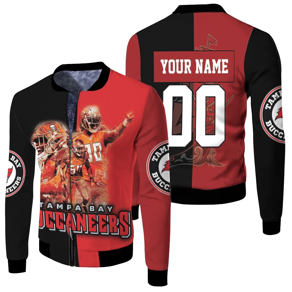 Tampa Bay Buccaneers Pirates Nfc South Champions Super Bowl 2021 Personalized Fleece Bomber Jacket