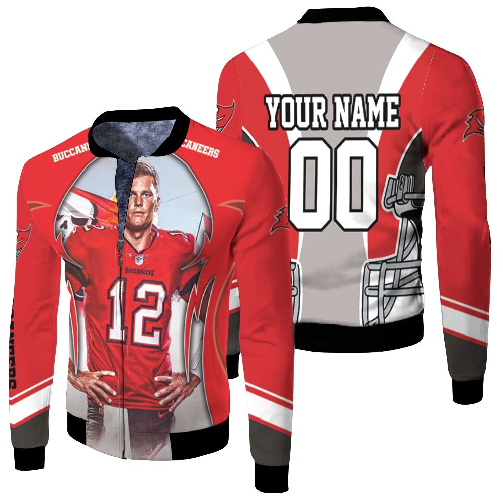 Tampa Bay Buccaneers Super Bowl Champions Tom Brady Personalized Fleece Bomber Jacket