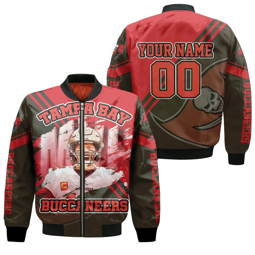 Tampa Bay Buccaneers Tom Brady 12 Super Bowl Champions 2021 Personalized Bomber Jacket