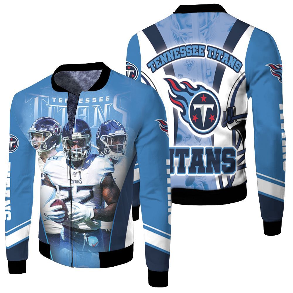 Team Tennessee Titans Afc South Division Champions Super Bowl 2021 Fleece Bomber Jacket