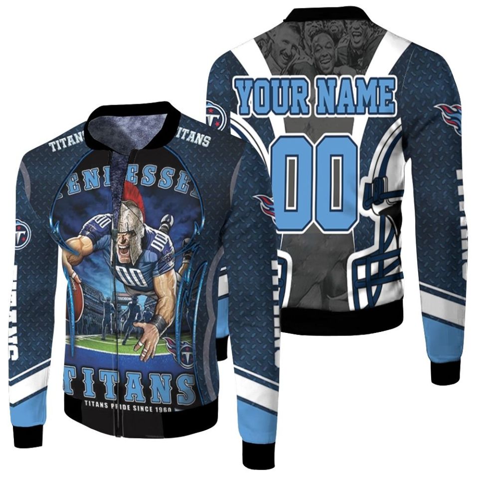 Tennessee Titans Pride Since 1960 Afc South Champions Super Bowl 2021 Personalized Fleece Bomber Jacket