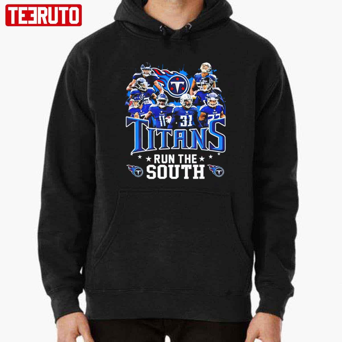 Official Tennessee Titans 2021 Division Champions Run The South Shirt