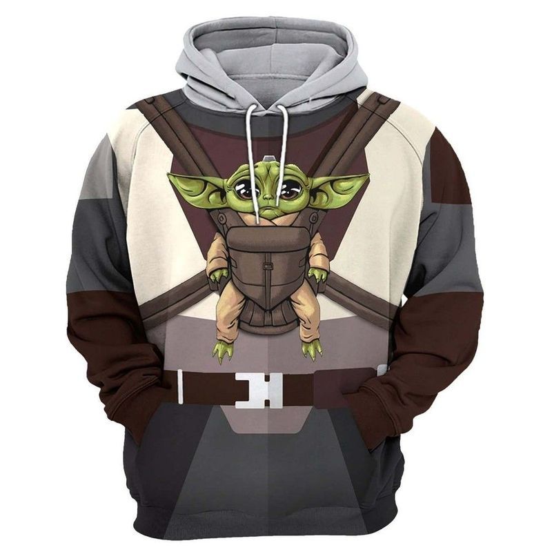 The Hangover Baby Yoda Mandalorian Star Wars Gift For Fan 3d Hoodie