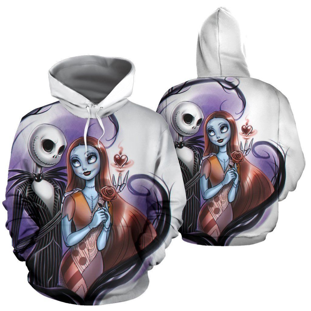 The Nightmare Before Christmas 3 Over Print 3d Zip Hoodie