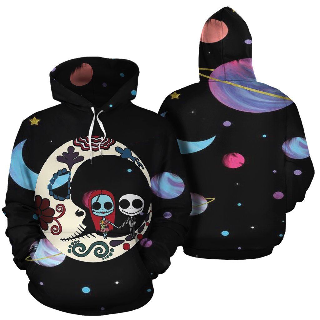 The Nightmare Before Christmas 4 Over Print 3d Zip Hoodie