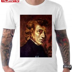 The Portrait Of Frédéric Chopin Eugène Delacroix 1838 Unisex T-Shirt