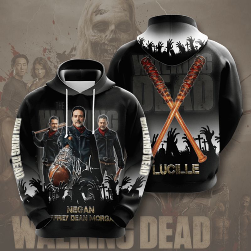 The Walking Dead Negan Jeffrey Dean Morgan Lucille 3d Hoodie