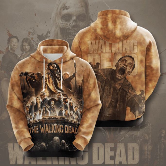 The Walking Dead Series Design Gift For Fan Custom 3d All Over Printed Hoodie