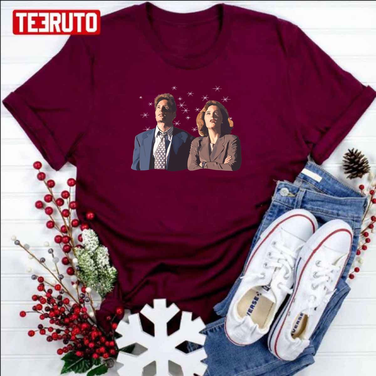 The X Files Deep Throat Fox Mulder And Dana Scully Unisex T-Shirt
