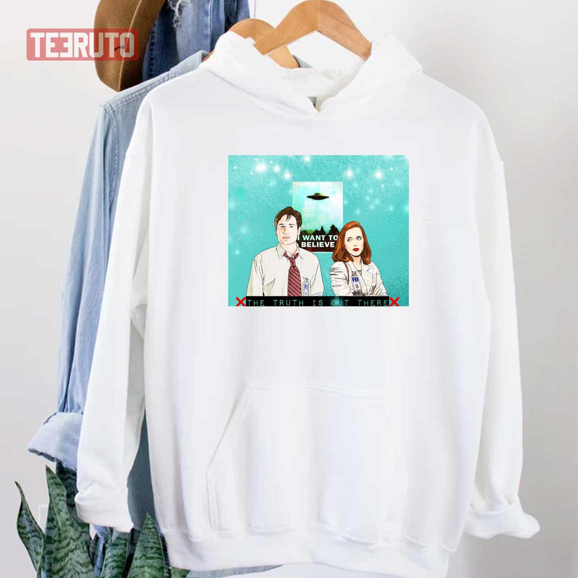 The X Files Fox Mulder And Dana Scully The Truth Is Out There Unisex Hoodie