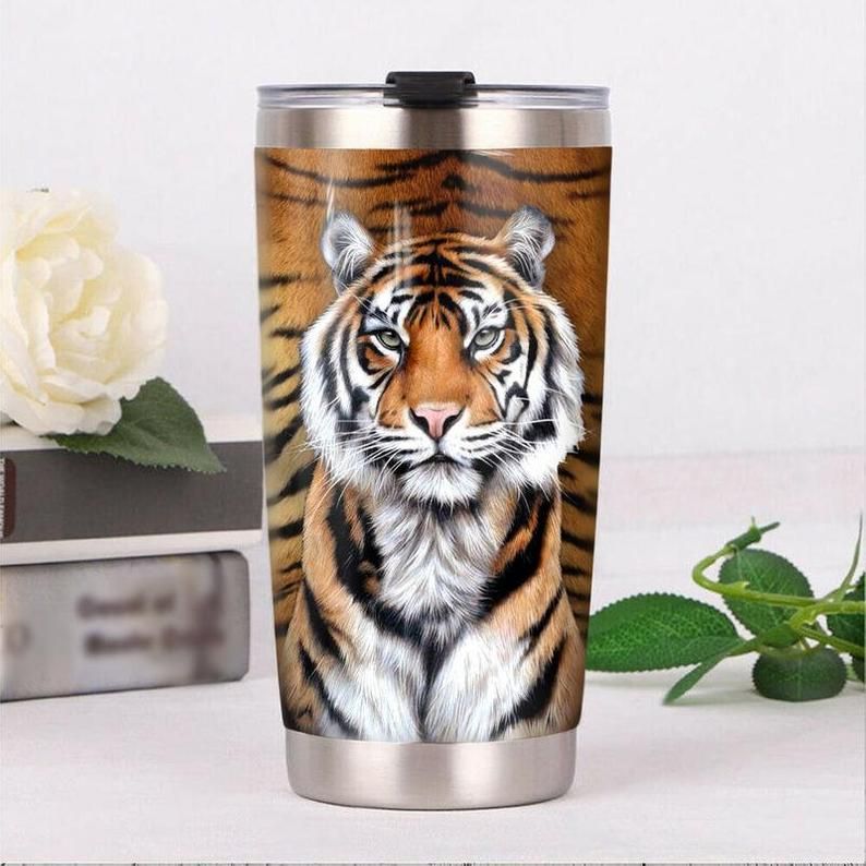 Tiger Wild Gift For Lover Day Travel Tumbler All Over Print
