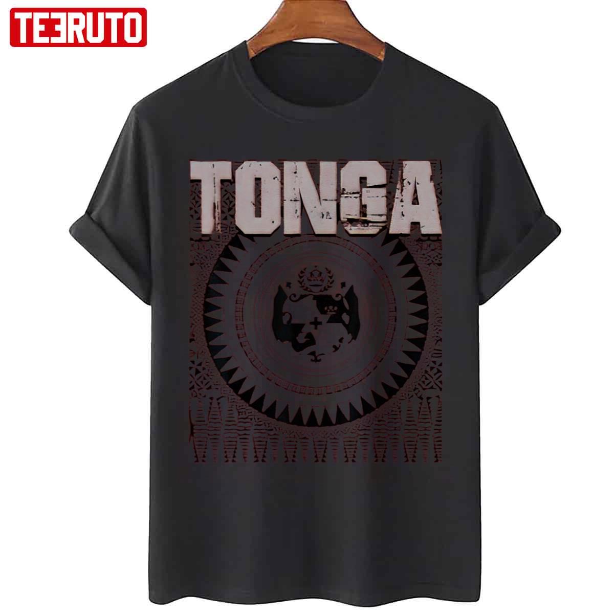 Tonga With Tongan Design And Sila Tonga Unisex T-Shirt