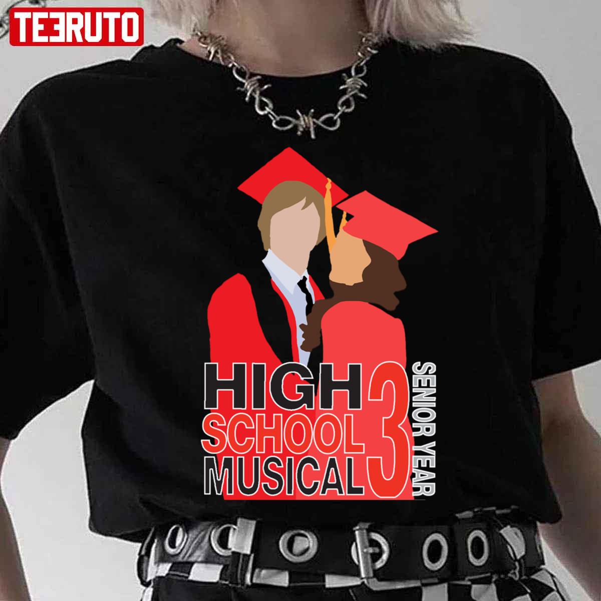 Troy Bolton And Gabriella Vintage High School Musical 3 Unisex T-Shirt