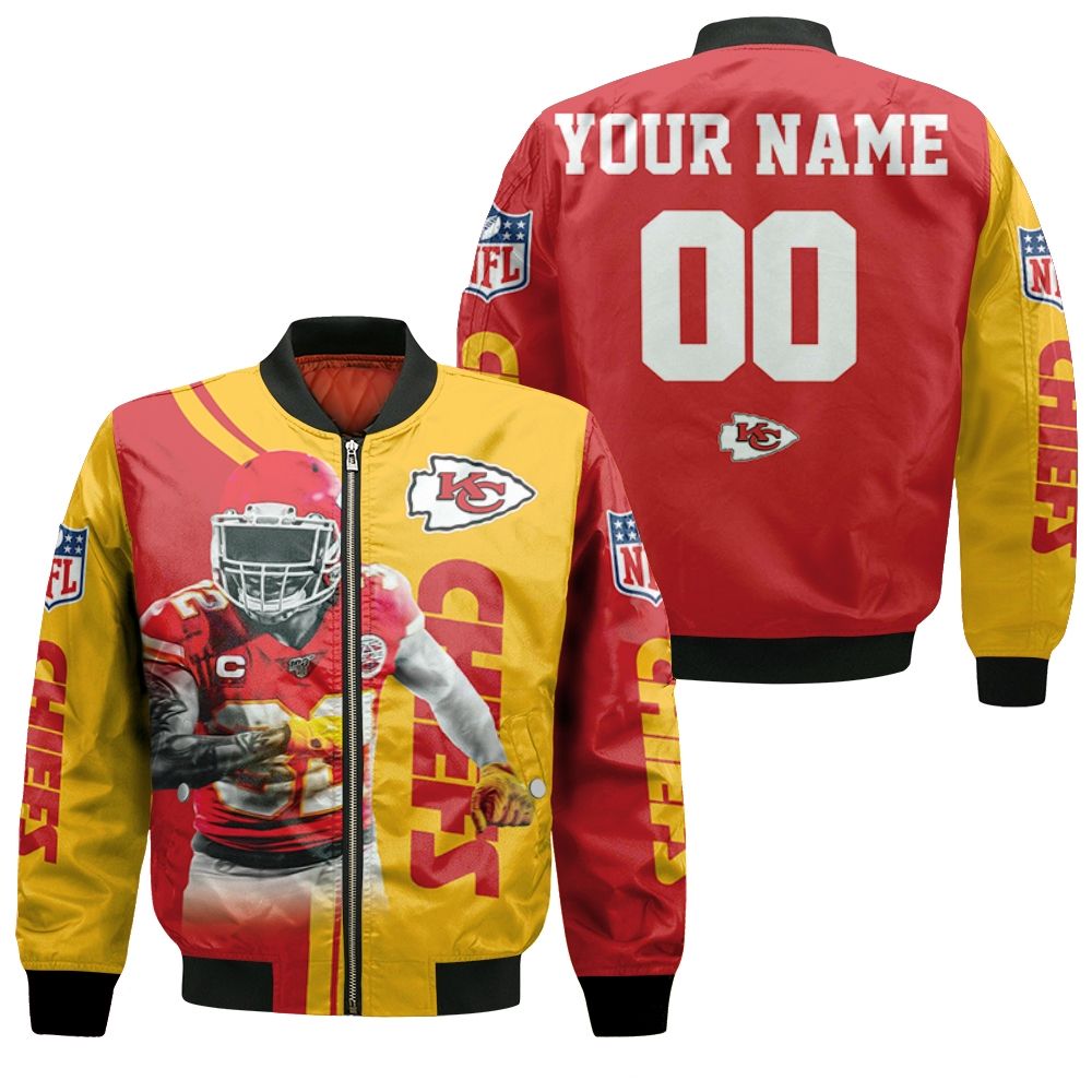 Tyrann Mathieu 30 Kansas City Chiefs Afc West Champions Super Bowl 2021 Personalized Bomber Jacket